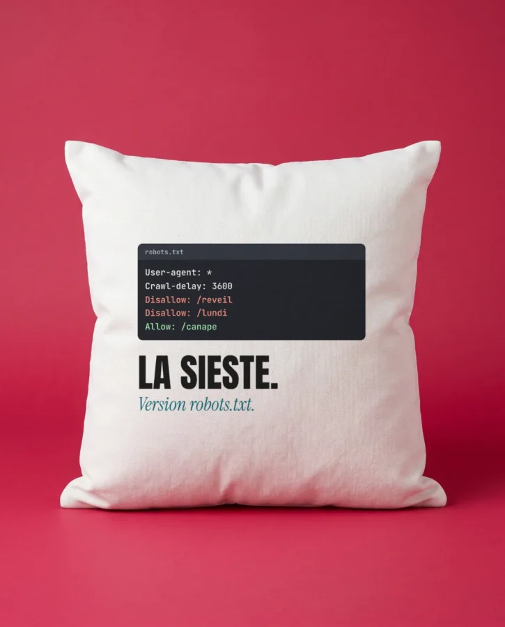 La sieste, version robots.txt – Maison et bureau