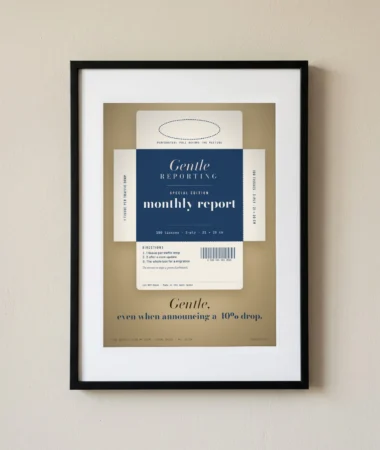 Booth tissues, monthly report edition – Posters