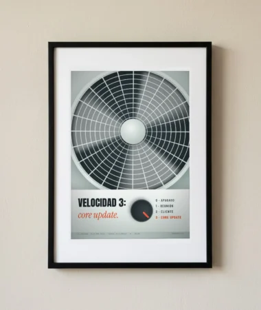 Ventilador de la cabina: velocidad 3, core update – Pósters