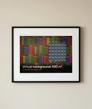 Virtual background: the big agency – Posters