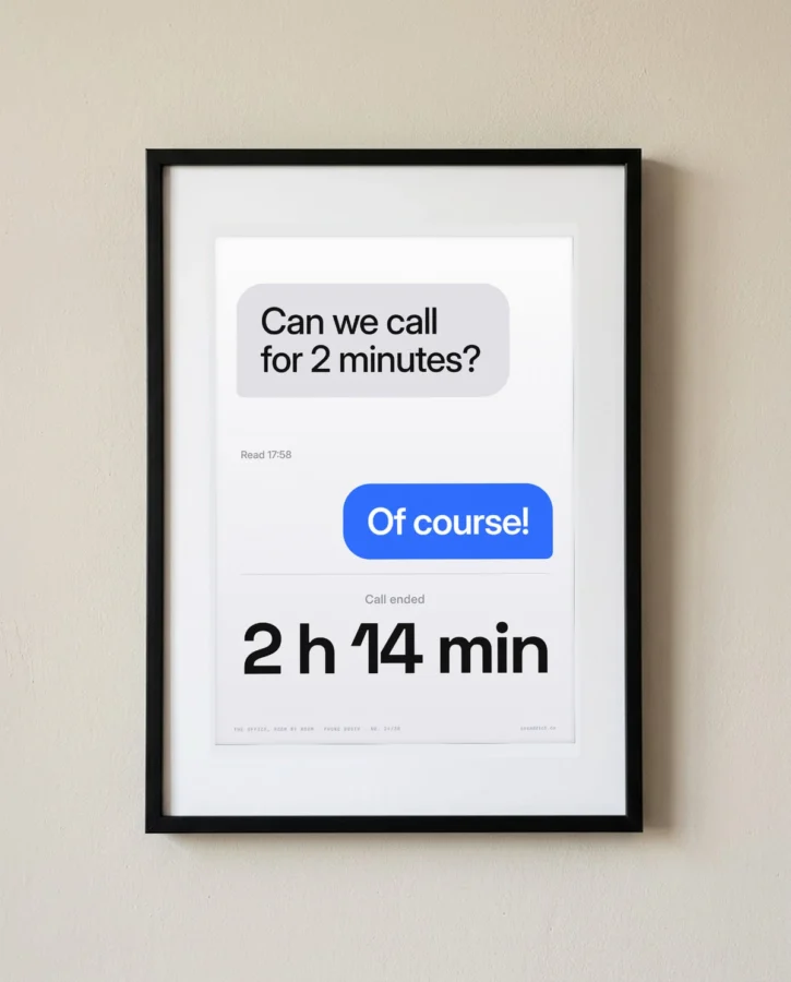Can we call for 2 minutes? – Posters