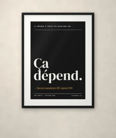 Ça dépend – Posters