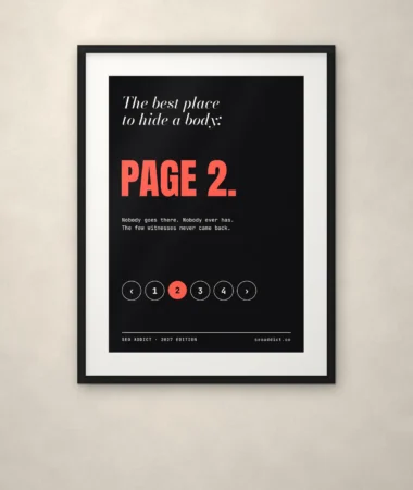 The best place to hide a body – Posters