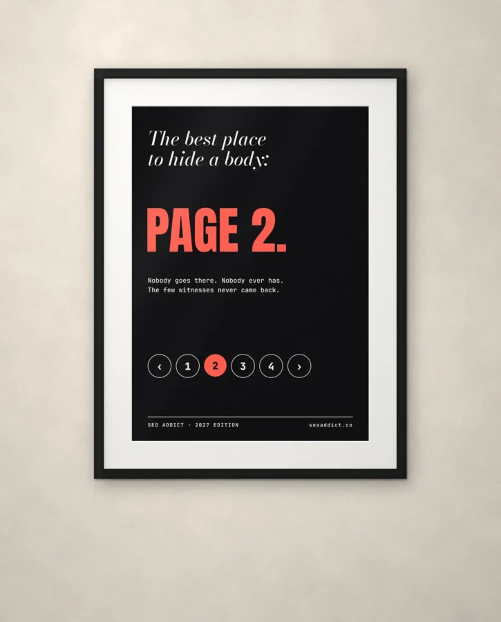 The best place to hide a body – Posters