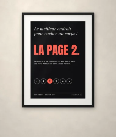 Le meilleur endroit pour cacher un corps – Posters