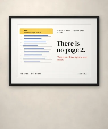 There is no page 2 – Posters