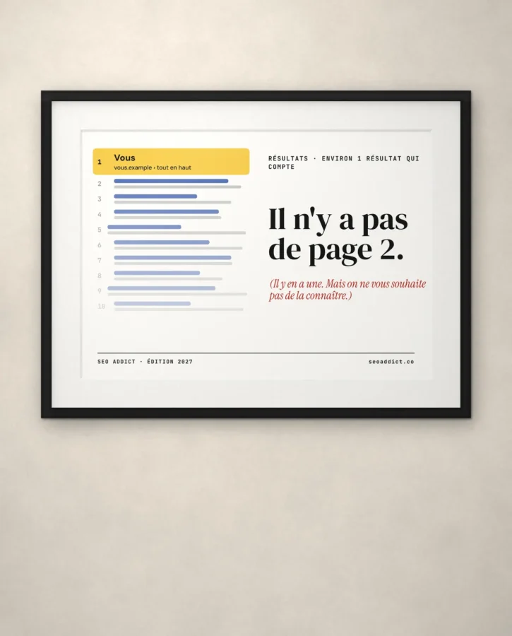 Il n'y a pas de page 2 – Posters