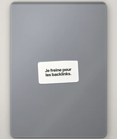 Je freine pour les backlinks – Stickers