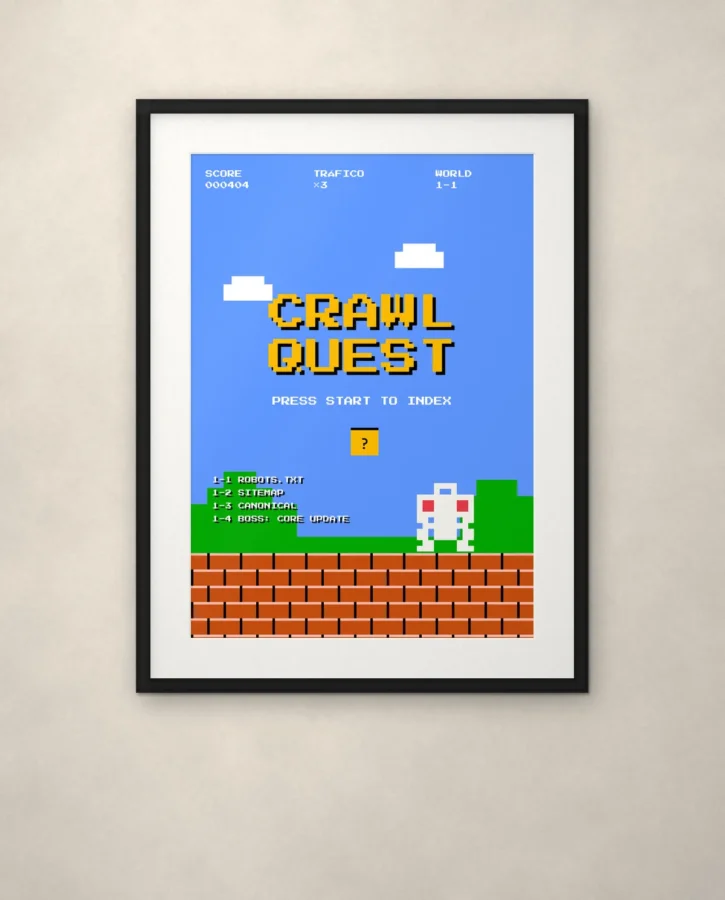 Crawl Quest, 8 bits – Pósters