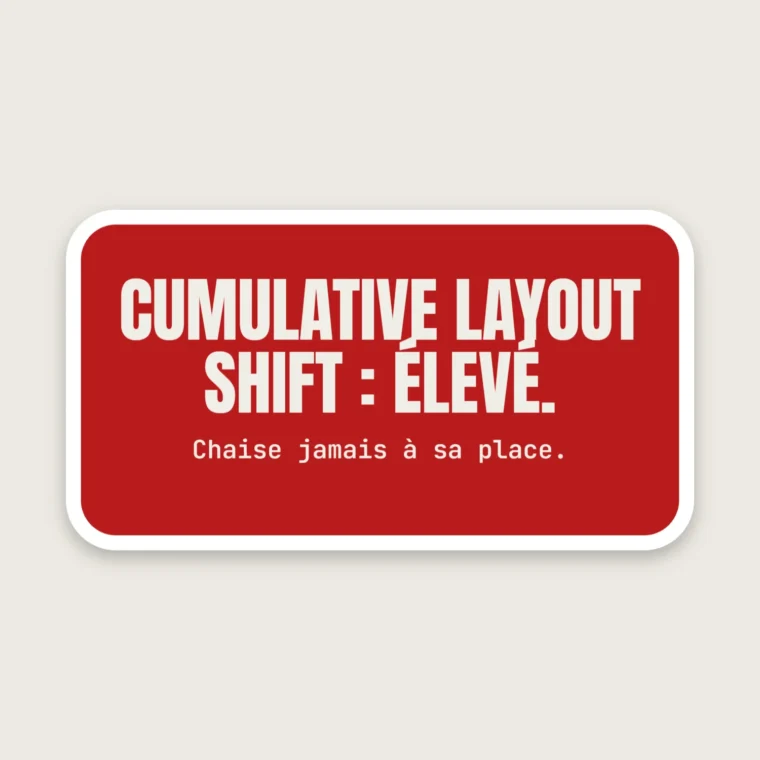Chaise : CLS – Stickers