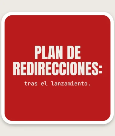 Pósit: plan de redirecciones – Pegatinas