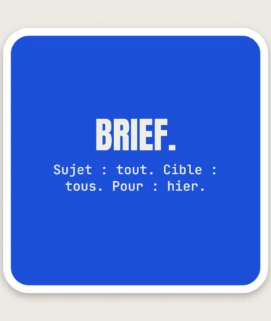Brief complet – Stickers