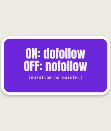 Interruptor dofollow – Pegatinas