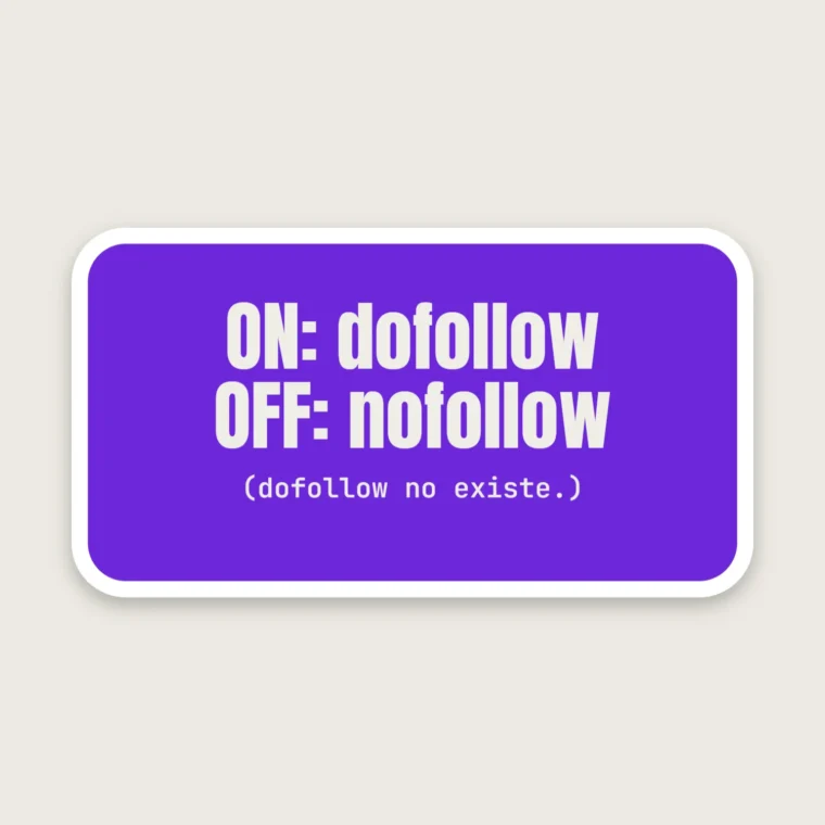 Interruptor dofollow – Pegatinas