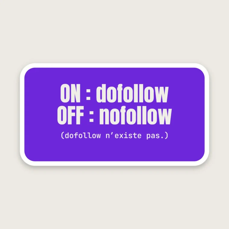 Interrupteur dofollow – Stickers