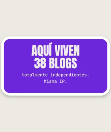 38 blogs independientes – Pegatinas