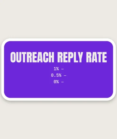 Reply-rate bottle – Stickers