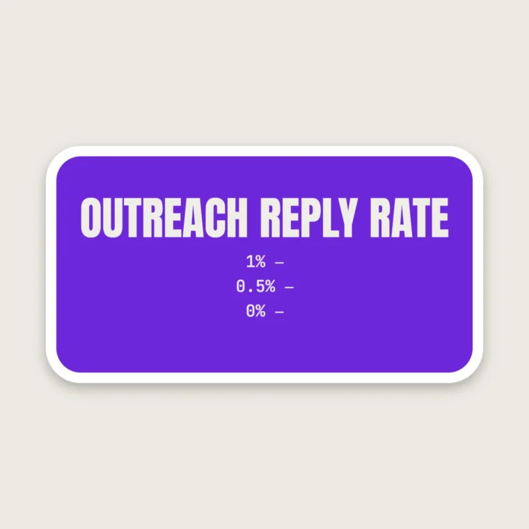 Reply-rate bottle – Stickers