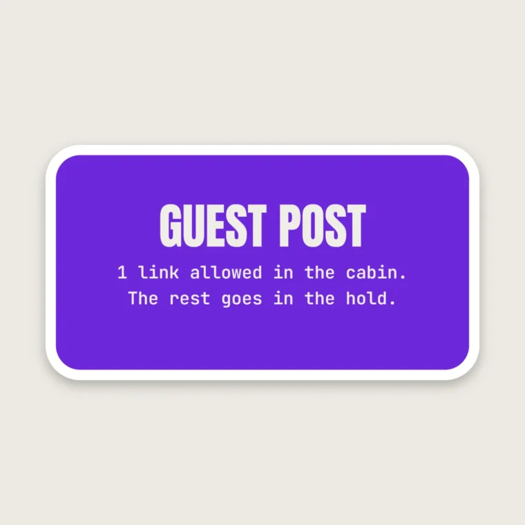 Guest post, carry-on – Stickers