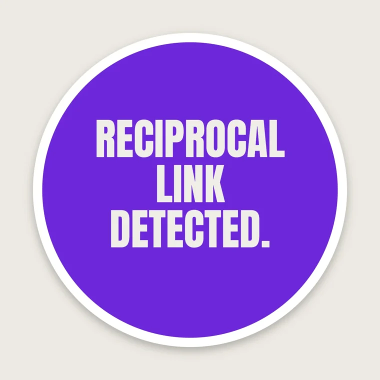 Reciprocal link – Stickers