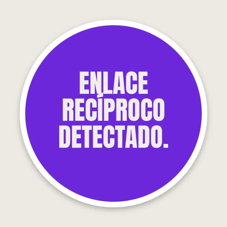 Enlace recíproco – Pegatinas