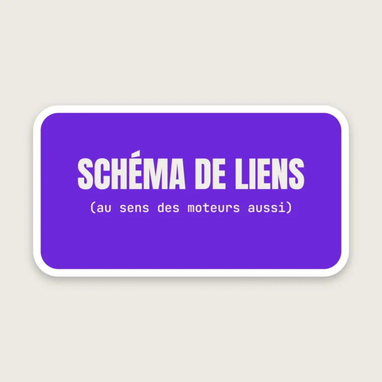 Schéma de liens – Stickers