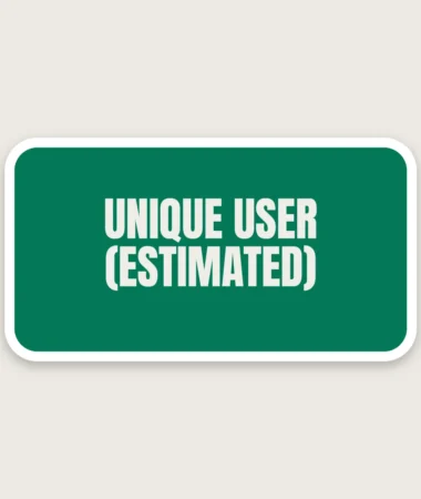 Estimated user – Stickers