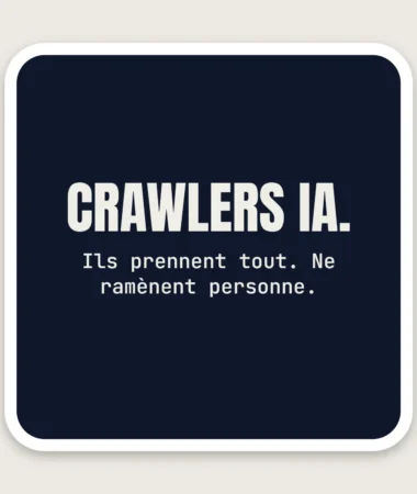 Attention crawlers IA – Stickers