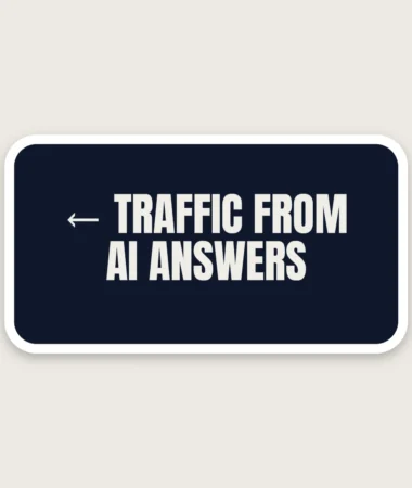 The AI traffic LED – Stickers