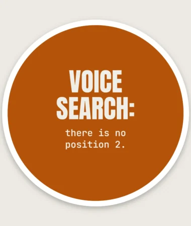 Voice search has no position 2 – Stickers