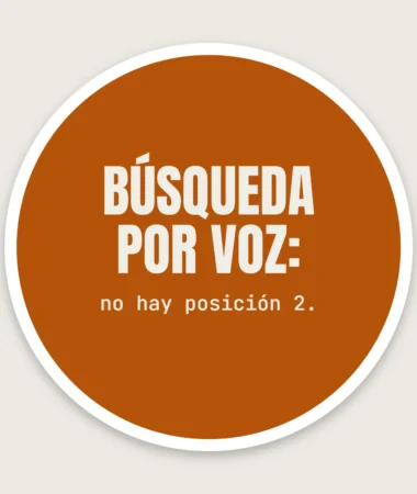 En la búsqueda por voz no hay posición 2 – Pegatinas