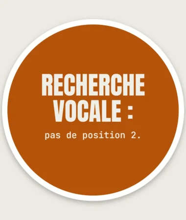 En vocal, pas de position 2 – Stickers