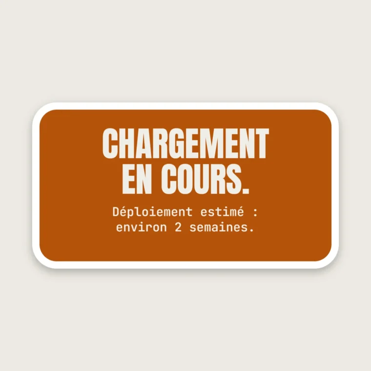 Chargement façon core update – Stickers