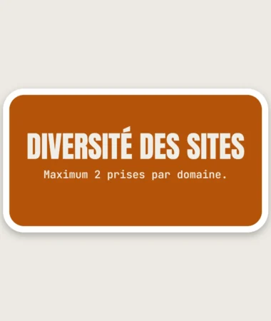 Deux prises par domaine – Stickers