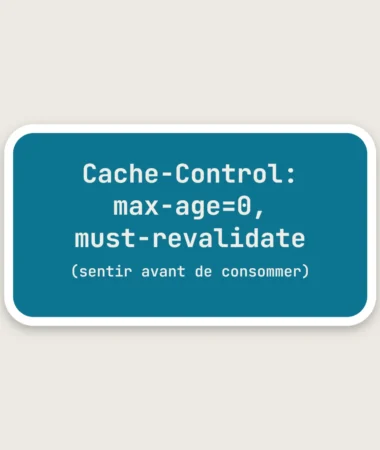 Politique de cache du frigo – Stickers