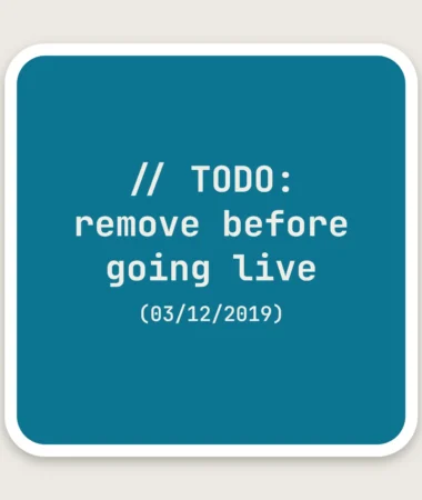 The eternal TODO – Stickers