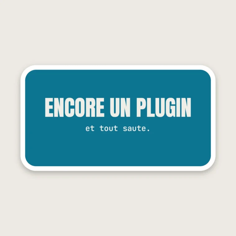 Un plugin de trop – Stickers