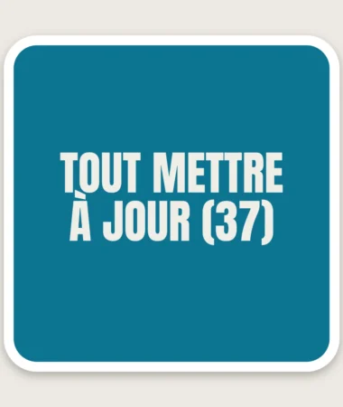 La touche Tout mettre à jour – Stickers