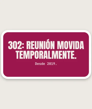 302 desde 2019 – Pegatinas