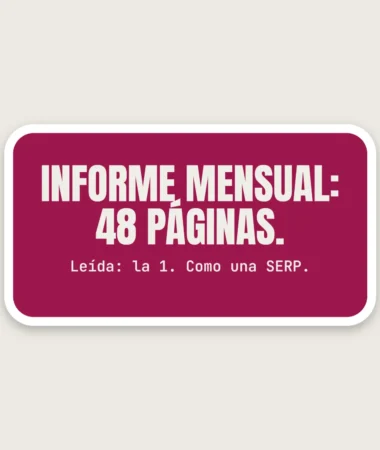 Informe de 48 páginas – Pegatinas