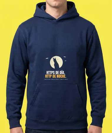 HTTPS de día, HTTP de noche – Textil adulto