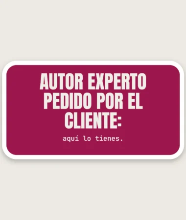 Autor experto encontrado – Pegatinas
