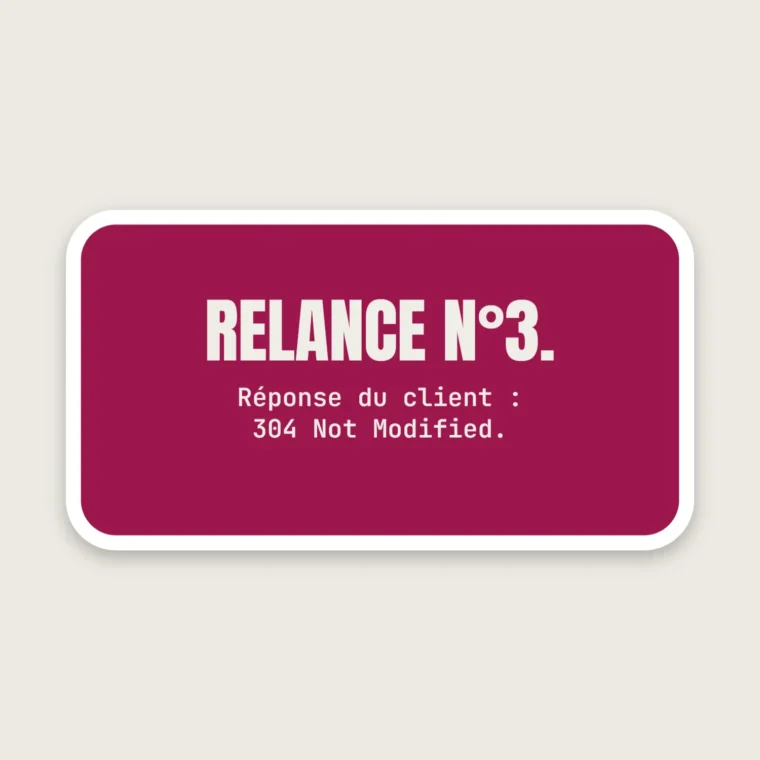 Relance 304 – Stickers