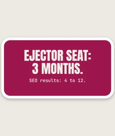 Ejector seat – Stickers