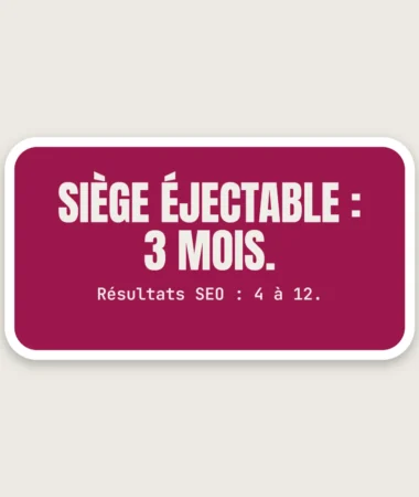 Siège éjectable – Stickers