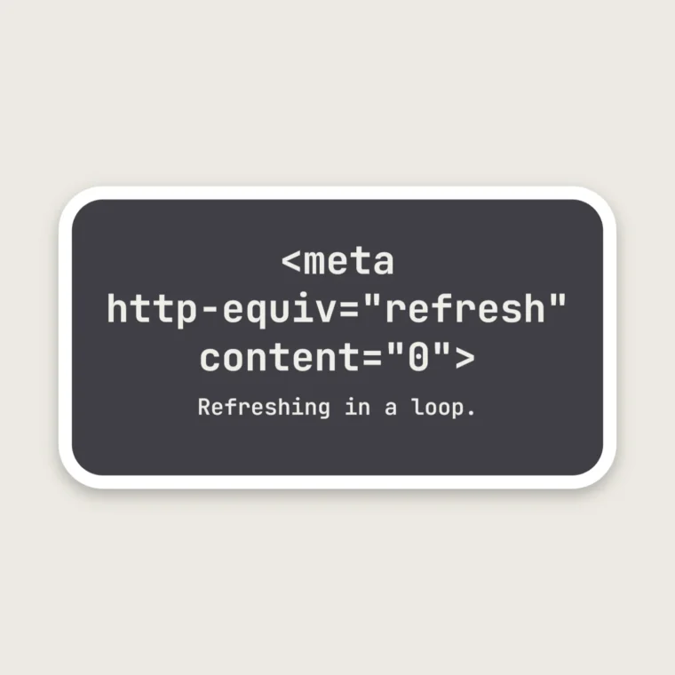 Permanent refresh – Stickers