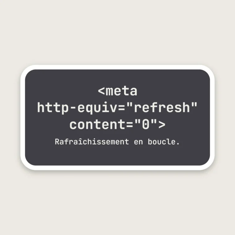 Rafraîchissement permanent – Stickers
