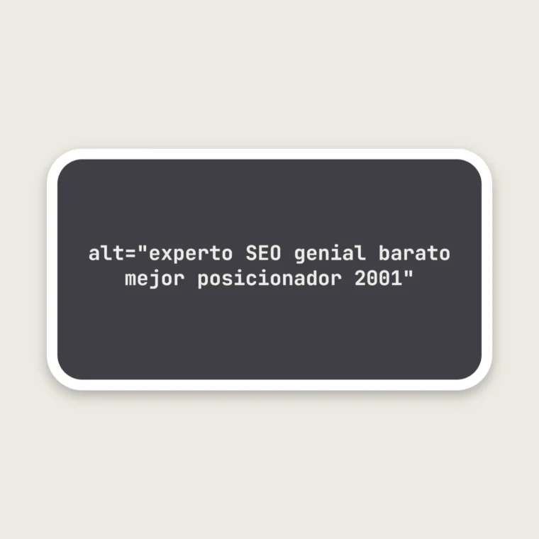Texto alt del espejo – Pegatinas