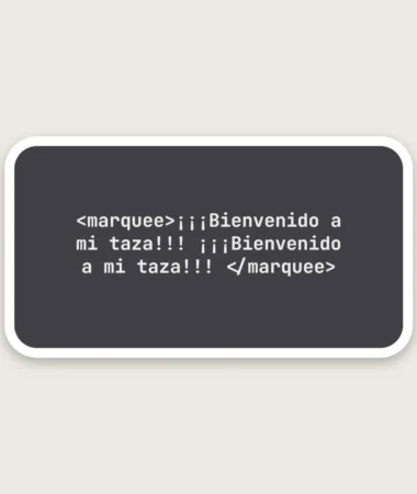 <marquee> infinito – Pegatinas