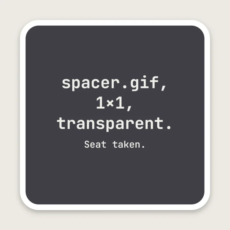 spacer.gif – Stickers
